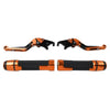 BMW R1200GS R1250GS Orange Extendable Brake Clutch Lever Grip Set (2013-2023)