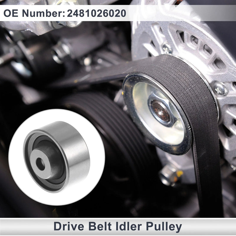 Kia Rio, Hyundai (2006-2011) 1 Pc Drive Belt Idler Pulley