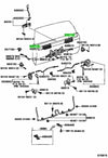 TOYOTA 4RUNNER 2 x Back Door Grass Channel (1990–1994)
