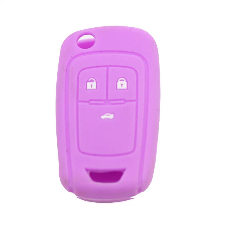 Chevrolet Cruze 2013-2014 Spark Onix Volt Purple Silicone FOB Key Cover Fit