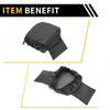 Jeep Wrangler Microfiber Leather with Storage Bag Black Arm Rest Cover