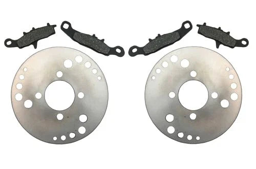 Kawasaki KFX450R 2 x Front Rotors & Semi-Metallic Pads (2008–2014)