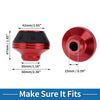 Motorcycle 2 x Front Fork Frame Slider Aluminum Alloy Red