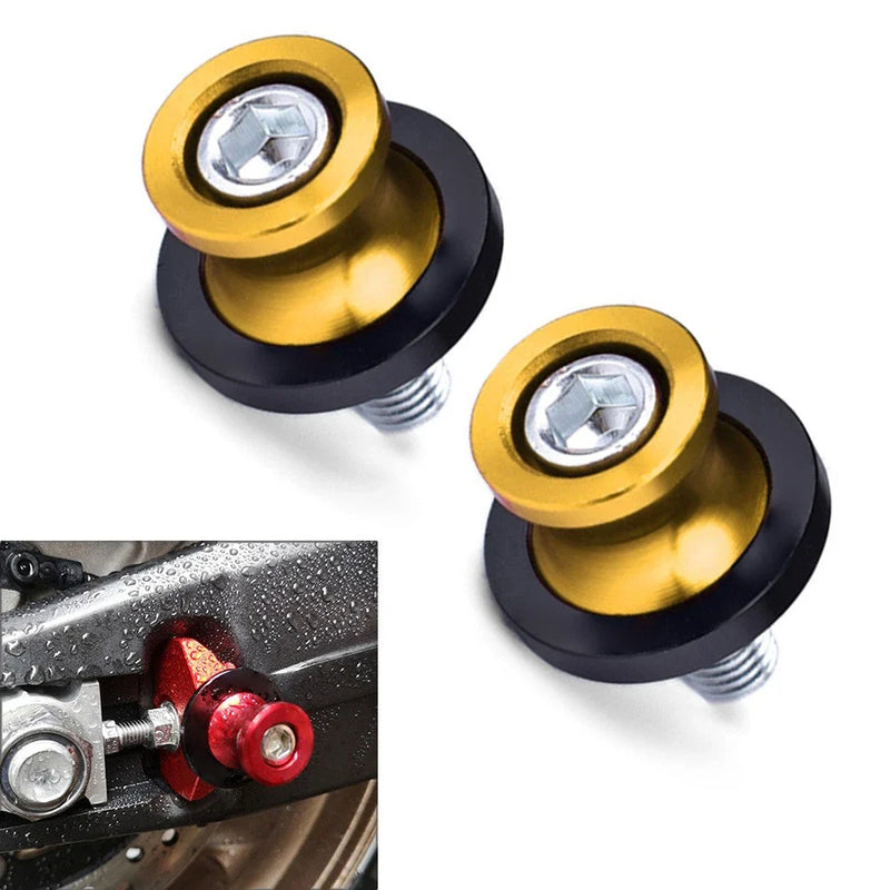 HONDA CBR Gold 8MM Motorcycle Swingarm Spools Sliders