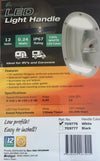 Caravan LED Light Handle 12V Black Waterproof Low Profile Cool White