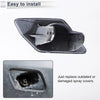 BMW 320i White Front Left Bumper Headlight Washer Nozzle Cover Cap