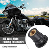 Motorcycle Convex Well Nuts 50pcs M5 Fairing Fasteners Windshield Screws