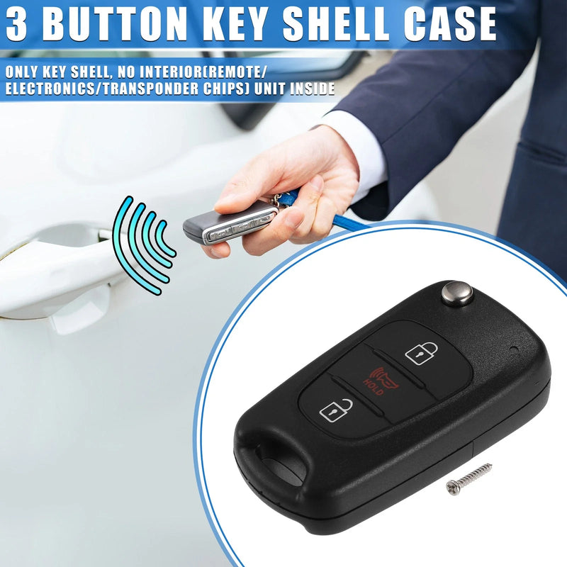 Hyundai Sonata Keyless Entry Remote Key Cover (No Chip)