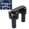 Harley Dyna, Tour, Road Glide 3.5" Handlebar Riser & Top Clamp Black (2006-2023)