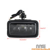 Harley FLHTC Black Shell LED Custom Headlight w/ Hi/Lo Beam