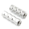 Universal Motorcycle Silver 6mm Foot Peg Gear Shift Brake Lever Toe Peg Pedal