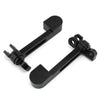 Harley Sportster XL 883 1200 Softail FXWG Black Stirrup Heel Foot Rest Pegs