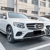 Mercedes Benz X253 C253 Gloss Black Front Splitter Lip (2016-2019)