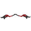 Honda CBR650R CB650F (2014-2023) Red CNC Extendable Brake Clutch Levers