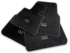 Rolls Royce Ghost 2010-2019 Black Badge with Fluorescent Logo Floor Mats