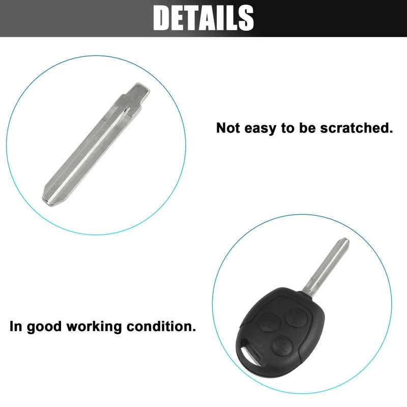 Toyota Camry Corolla 5 x Metal Flip Remote Key Blades (2007-2020)