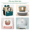 Pet Cat Litter Box - Odor Eliminator Dust-Free Bathroom Deodorizer