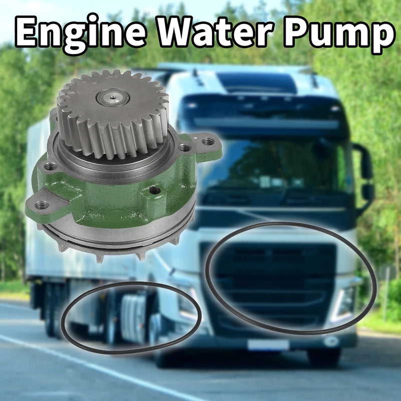 Volvo D12 Water Pump with Rubber Ring Kit (2000-2005)