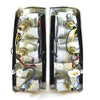 Isuzu Rodeo 1983-1988 Chrome Tail Light Lights x2
