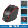 Lexus NX250 2022-2023 Black Red Stitching Auto Gear Shifting Knob Cover