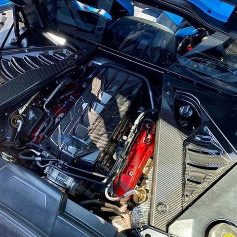 Corvette C8 2 x Engine Bay Cover Filler Covers (2020-2024)