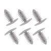 Car 9mm Hole 100x Push Type Clip Nylon Retainer Bumper Fender Rivet
