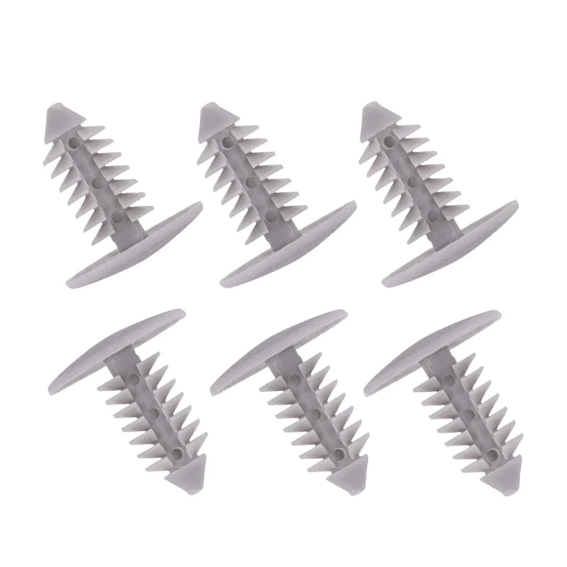Car 9mm Hole 100x Push Type Clip Nylon Retainer Bumper Fender Rivet