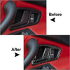Honda S2000 (2004-2009) Carbon Fiber Black Interior Door Handle Cover Trim