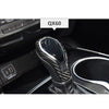 Infiniti Q50 Q60 QX60 QX80 Real Carbon Fiber Gear Shift Knob Cover Trim fit