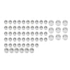 Harley Softail FXST 63 Pcs Chrome Engine Topper Bolt Caps (2000-2006)