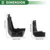 Honda Fit (Sport) Mud Flaps Splash Guards Front & Rear (2014-2017)