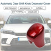 Honda Civic Carbon Fiber Red Gear Shift Knob Cover (2022-2025)