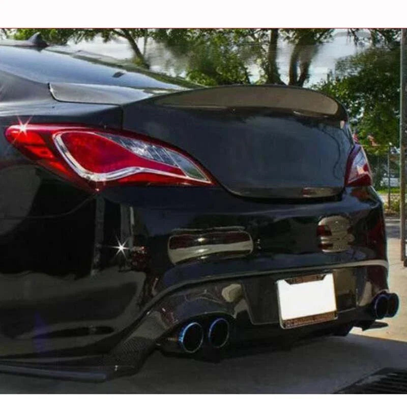 Hyundai Genesis Coupe 2009-2016 Real Carbon Fiber Trunk Duckbill Lids Parts