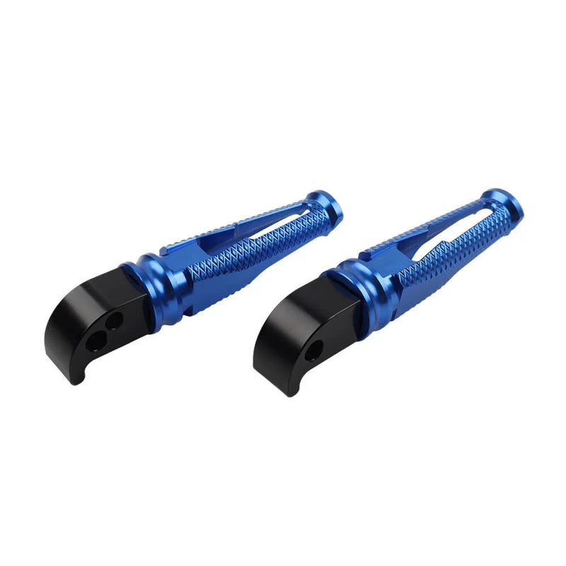 Yamaha R3 R15 R25 MT-03 MT-07 MT-09 XSR700 Rear Foot Pegs Passenger Blue (2015-2023)