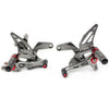 Kawasaki Z900 Aluminum Gray Rear Footpegs (2021-2023)