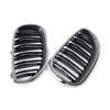 BMW E60 E61 5 Series M5 Double Slat Carbon Black Grille (2004-2010)