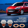 Car Motorcycle Silver Tone Red 2 x M12x1.25 Copper Oil Drain Plug W/ Gasket