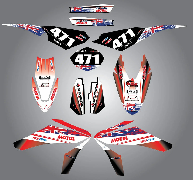 Husqvarna 449-511 TE TC (2011-2014) Aussie Pride Custom Sticker Kit