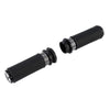 Harley V Rod VRSC VRSCR 1'' Black CNC Handlebar Grips (2002-2017)