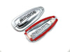 Mitsubishi Mirage Hatchback Chrome Side Lamp Vents Covers (2012-2015)