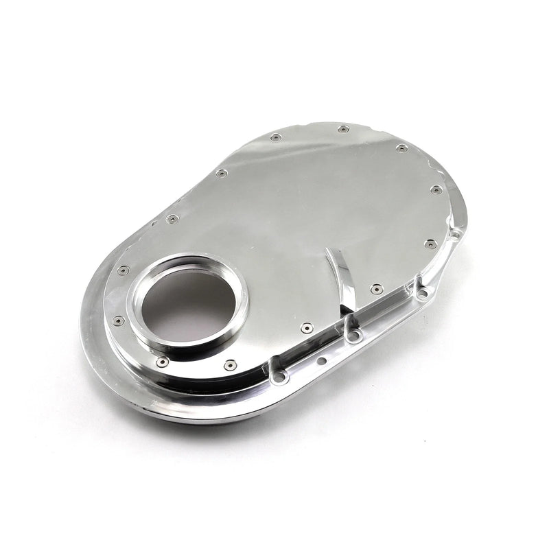 Chevy BBC 454 Polished  Piece Front Aluminum Timing Chain Cover (Gen 5)