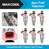 Toyota Landcruiser 1FZ-FE FZJ70 FZJ75 FZJ80 6 x Fuel Injectors (1990-2007)