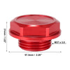 Toyota Highlander Red Aluminum Alloy Gas Engine Oil Filler Cap (2001-2023)