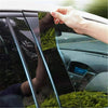 Honda Fit Jazz 6 Pcs Glossy Black Car Door Pillar Post Trims (2014-2019)