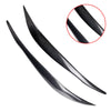 BMW F30 F31 318i 320i Carbon Fiber Headlight Eyebrow Eyelid Cover Trim