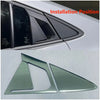 Toyota Prius Matte Steel Rear Door Handle & Corner Window Cover Trim (2023-2024)