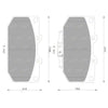 Subaru Impreza WRX Front Disc Brake Pad Set 2.0L 2.5L (1998 - 2007)