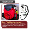 Honda GX610 K1 / R1 / U1 GX620 K1 / R1 / U1 GX670 R / U New Starter Key Switch