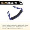 Jeep Wrangler (2018-2023) - Oxford Cloth Blue 2 x Roll Bar Grab Handles