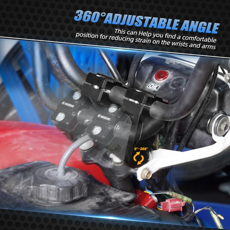 Yamaha Raptor 700 / 700R 2" Handlebar Risers Adapter Clamp (2013-2024)